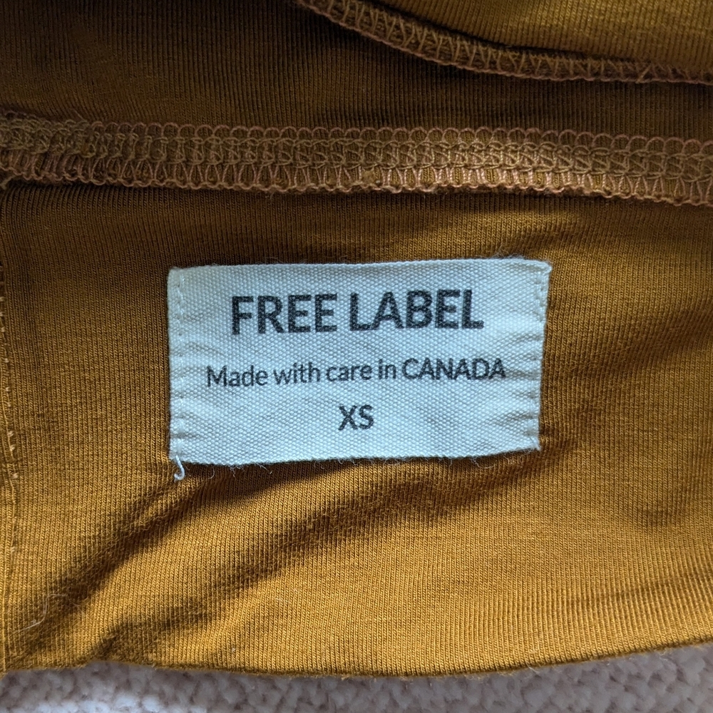 Free Label Dani ochre bra, size XS - Picture 3 of 4